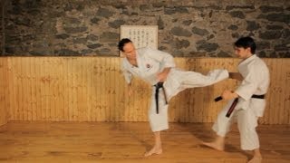 How to Do Side Kicks  Karate Lessons [upl. by Lenes425]