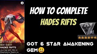 How to enter Hades Rifts Threat level 5  Marvel Contest of Champions [upl. by Antipus106]