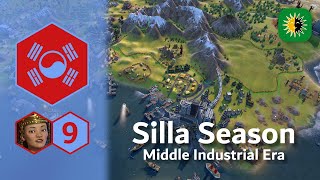 Civ VI Challenge Marathon  Silla Season Again  9 [upl. by Yetsirhc]