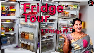 தமிழில்  Fridge Tour  Fridge Organization  Whats Inside My Fridge  Shinys Routine [upl. by Mychal]