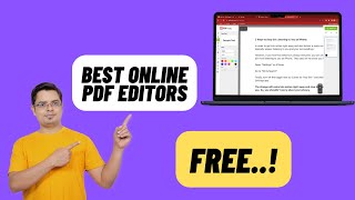 3 Best Free Online PDF Editors You Should Try [upl. by Enier]