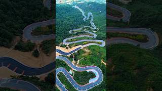 MOST AMAZING MOUNTAINOUS ROAD  PANSHAN HIGHWAY GUIZHOU China amazing road travel [upl. by Ezeerb]