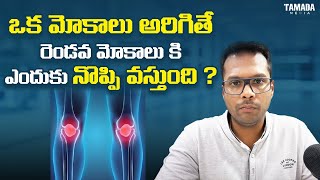 Knee pain amp Arthritis  Causes of Other side Knee pain in contralateral knee arthritis  Telugu [upl. by Atrebla]