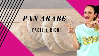 como preparar pan arabe con solo 3 ingredientes  LA CHEF GISELA PRADO [upl. by Eiuqram318]