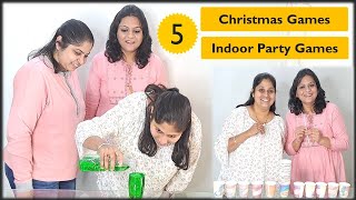 5 Christmas Party Games  5 New Year games for Party  Indoor games for friends and family 2023 [upl. by Assirral]