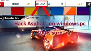 How to hack Asphalt 8 on Windows 10818 100 working  2017 [upl. by Ronald]