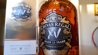 Chivas Regal XV Scotch Whisky Unboxing 15 Year Old Blended [upl. by Ecneralc]