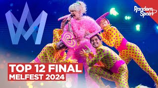 TOP 12 Final  Melodifestivalen 2024 [upl. by Leba]