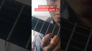 Danza de los macheteros parte 1 en guitarra guitarra músicacolombiana tutorial [upl. by Atolrac]