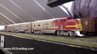 Broadway Limited E6 Santa Fe and Walthers Super Chief [upl. by Cirdahc]