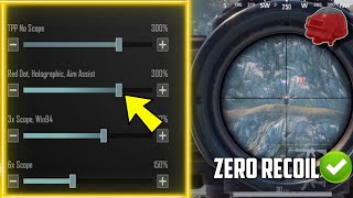 Tips for No Recoil Control Settings for NonGyro and Gyro Players in PUBG MOBILEBGMI 2023😱 [upl. by Malissa466]