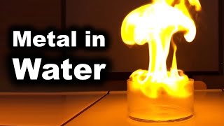 What happens when Metals react with Water  in Hindi for Class 10 [upl. by Drehcir]