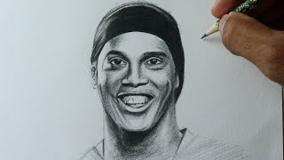 Como desenhar o Ronaldinho Gaúcho PASSO A PASSO narrado [upl. by Tonl]