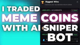 I tested AI MEME Coin Sniper bot on Pump Fun for 2 Days and here are my results  Video 831 [upl. by Akeber]