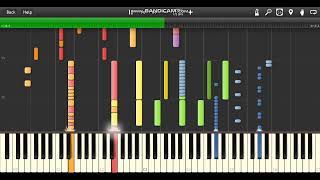 Synthesia  DoodleBob And The Magic Pencil  Penciltron Sonic Advance 3  Nonaggression [upl. by Wiatt249]