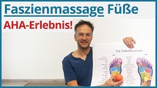 Faszienmassage Füße und Rückenschmerzen auflösen Wirklich [upl. by Feil752]