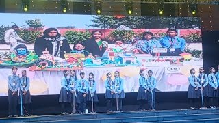 Mahatma JF public school annual function 2024  ham padhte Mahatma Ji public school song  Mamta [upl. by Dare828]