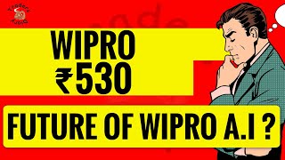 wipro share news  future of wipro in AI  Long term view [upl. by Dnomder]