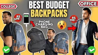 Best Backpacks For Students in Budget  Best School Bags in Just ₹499 Unboxing amp Review [upl. by Whittaker923]