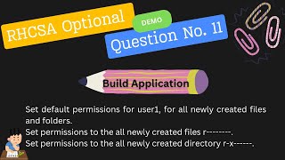 RHCSA demo optional questions 11 [upl. by Llevart56]