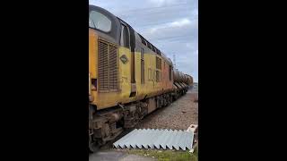 Colas 37116  37175 RHTT 231024 trains trainspotting [upl. by Ibbed]