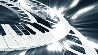 Piano Background Loop  Motion Graphics Animated Background Copyright Free [upl. by Otecina]