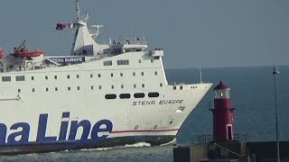 Stena Europe departing [upl. by Leerzej]