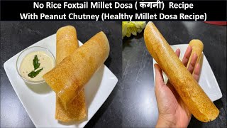 Foxtail Millet Dosa  Millet dosa recipe  vitamin B12 rich dosa  B12 Source for Vegetarians [upl. by Neelyam543]