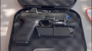 GHK GLOCK 17 GEN5 MOS \ STEEL SLIDE \ REROAD [upl. by Eirotal]