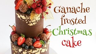 Chocolate Ganache Cake Tutotiral with Ferrero Rocher Rosies Dessert Spot [upl. by Esidnak]