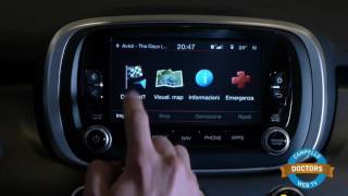 Fiat 500X  Guida allo uConnect radio Nav [upl. by Iruahs]