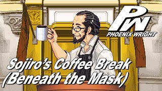 Sojiros Coffee Break Beneath the Mask Persona x Ace Attorney Remix [upl. by Yedsnil]