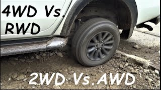 4x4 AWD Vs RWD  2WD Vs 4WD Test PLENG [upl. by Daveta]