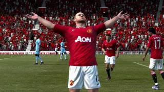 wayne rooney bicycle kick goal vs manchester city FIFA 12 [upl. by Yssirk]