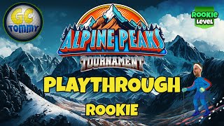 ROOKIE Playthrough Hole 19  Alpine Peaks Tournament Golf Clash Guide [upl. by Tilford]