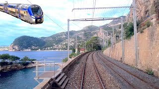 ★ 4K 🇮🇹 Ventimiglia  🇲🇨 Monaco  🇫🇷 Grasse cab ride on the French riviera 092022 [upl. by Lyrahc]