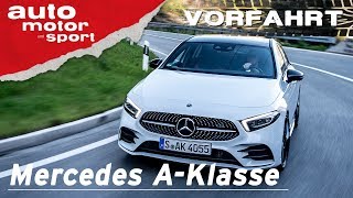 Mercedes AKlasse 2018 Ein automobiler Jungbrunnen  Vorfahrt I auto motor und sport channel [upl. by Tnirb]