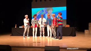 170930 BTS PLAYING GAME AT MYEONGDONG FANSIGN FANCAM [upl. by Asirehc805]