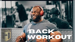 Back workout  Samson Dauda [upl. by Lawry]