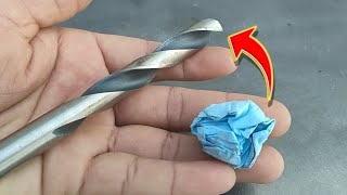 Razor sharp The most effective method to sharpen a drill in 10 seconds [upl. by Teemus]