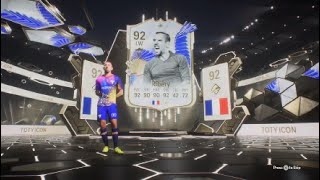 Omg i packed Toty icon Ribery in the elite toty pack [upl. by Mahoney]