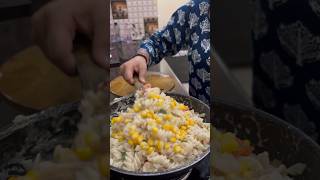 Rakhi aarhi h bhai se pange ni🫢 nehabisht cooking food homemadefood whitesaucepasta easy [upl. by Enael]