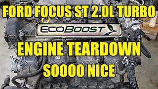 Ford Focus ST 20L Turbo ECOBOOST Engine Teardown What Proper Maintenance Looks Like [upl. by Ahsata264]