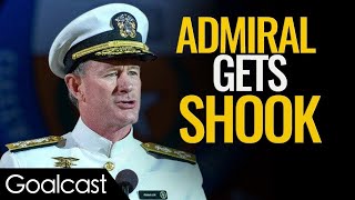 Navy SEAL Veteran Gets Wake Up Call From Worst Fear  Admiral McRaven  Goalcast Speech [upl. by Lezlie]