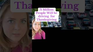 RECORD SETTING 71 million people Will drive to Thanksgiving this year [upl. by Irrehc278]