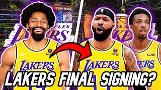 Lakers Making One FINAL Signing off Buyout Market after Spencer Dinwiddie  Worth Waiving Someone [upl. by Afirahs]