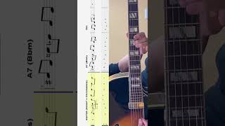 Minor 251 Jazz Exercises short jazzguitar jazzguitarist [upl. by Olleina]