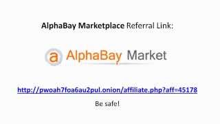 AlphaBay Market Referral Invite Registration Link [upl. by Owen747]