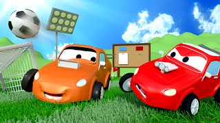 Der Streifenwagen in Autopolis  Tyler moves the Goalposts  Autopolis 🚒 Cartoons für Kinder 🚓 [upl. by Pru]