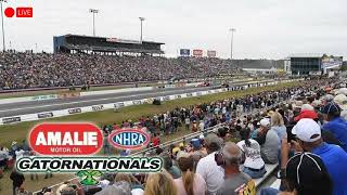 Amalie Motor Oil NHRA Gatornationals 2024  🔴Live [upl. by Atiral646]